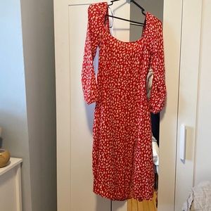 Red dress